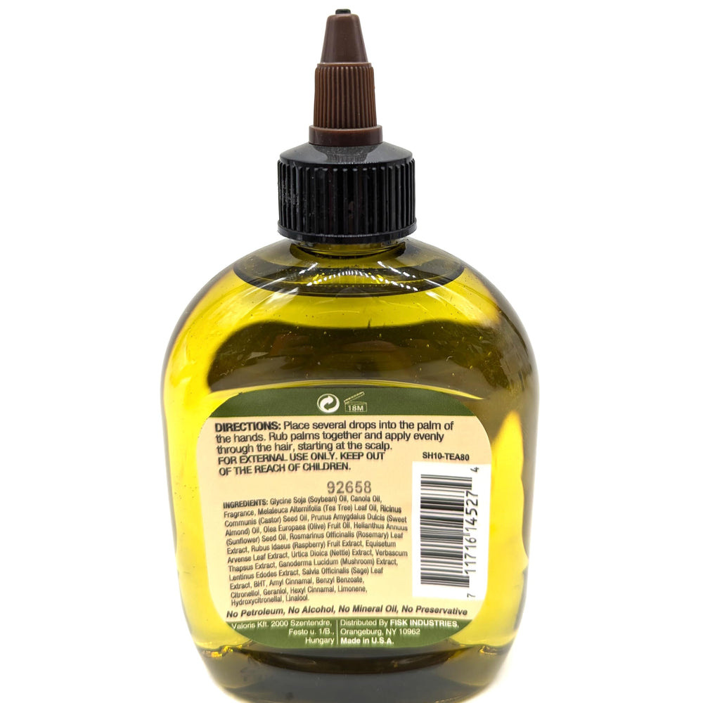 Difeel label close-up highlighting ingredients list and natural botanical benefits