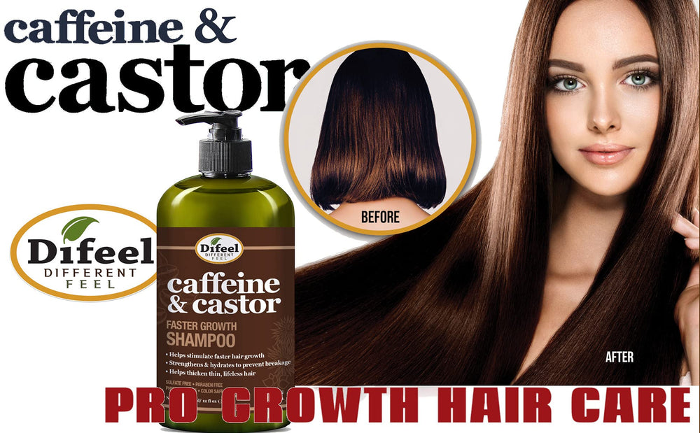 Difeel paired with conditioner on counter promoting two-step nourishment