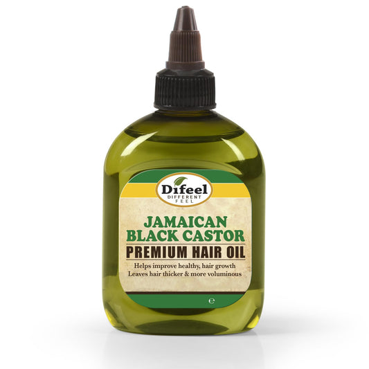 Difeel front bottle view showing 7.1 oz castor oil, convenient dispensing