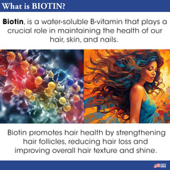 Difeel label closeup displaying key ingredients and biotin boost