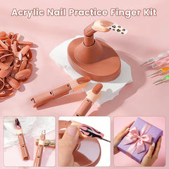 Difenni kit on a manicure desk with tools, ideal for home salon