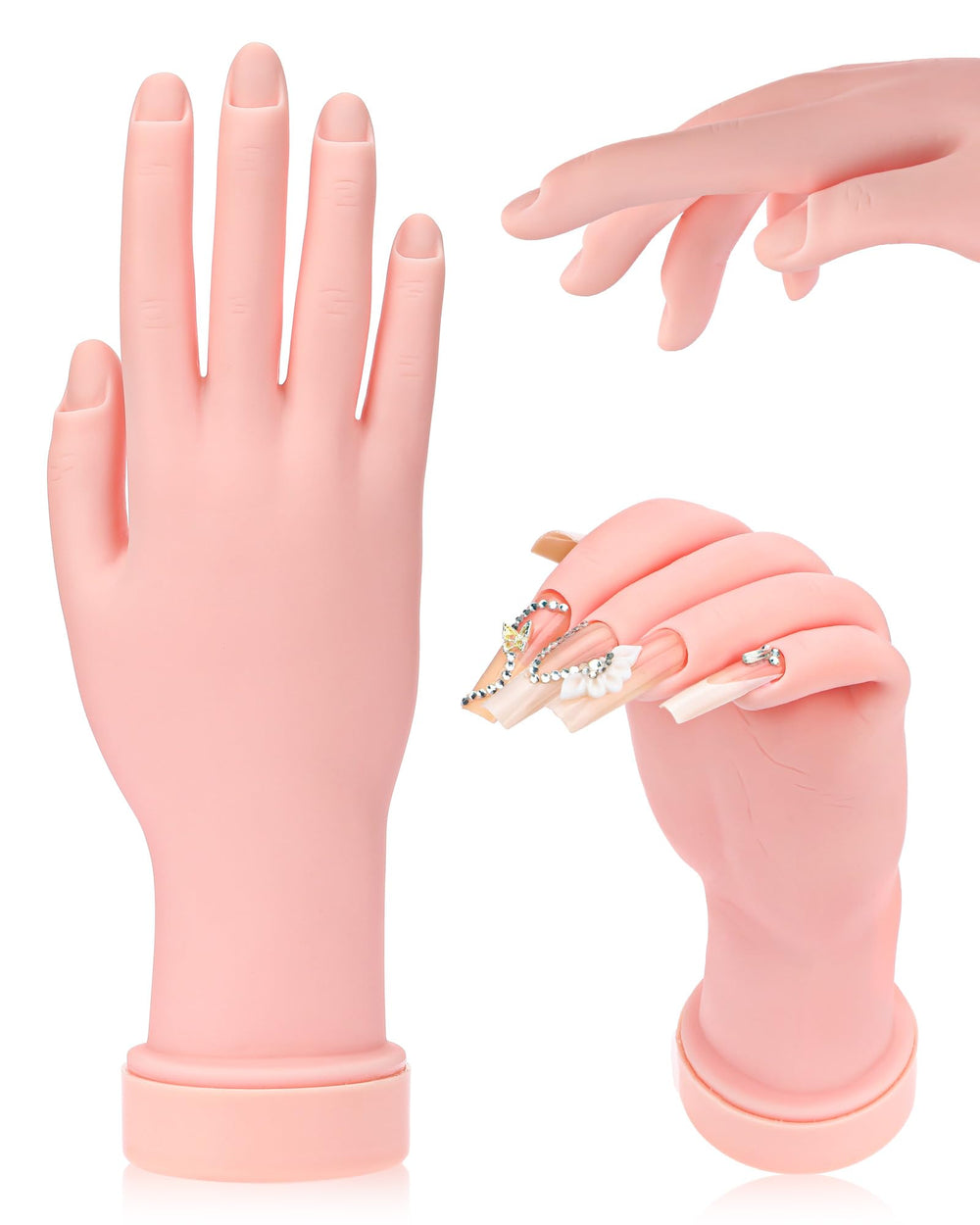 Difenni front view of practice hand showing lifelike hand benefits