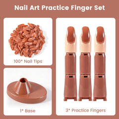 Difenni finger next to a real hand to show scale and accuracy