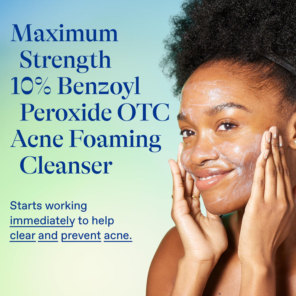 Differin being applied to face illustrating targeted acne-clearing action