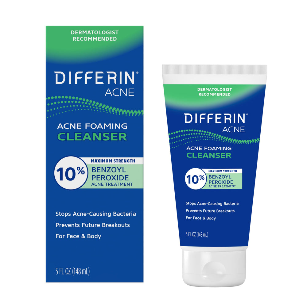 Differin front packaging 5 oz showing product and clarity benefit