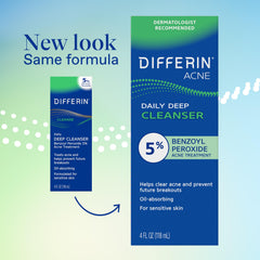 Differin pump close-up texture revealing smooth lotion that prevents irritation