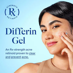 Differin 15g tube in hand showing compact, travel-friendly size