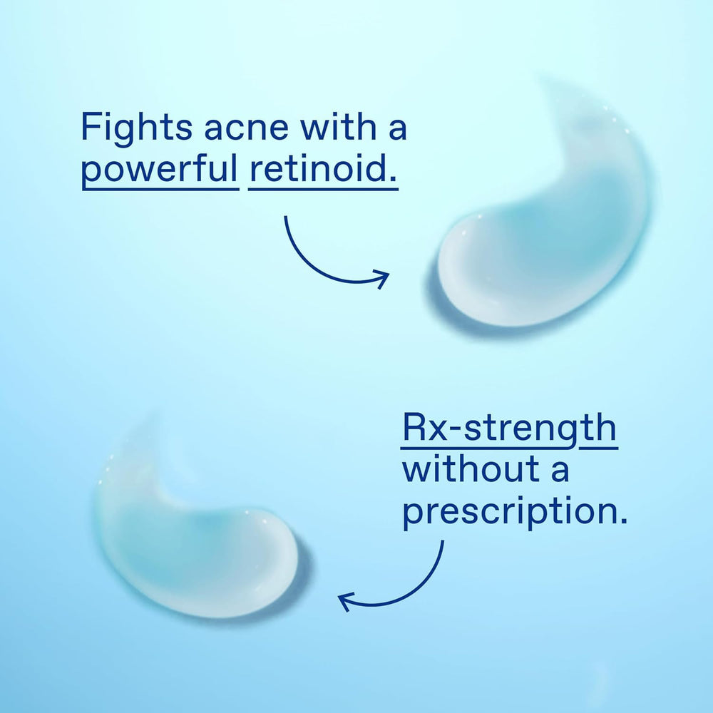 Open Differin tube dispensing gel showing easy topical application