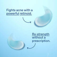 Open Differin tube dispensing gel showing easy topical application