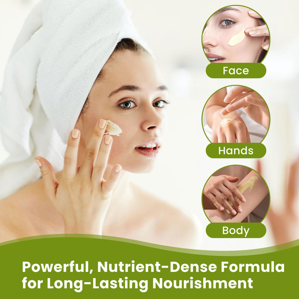 DIKAYI balm being applied to hands for instant softening and hydration