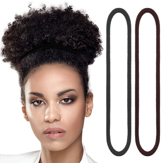 Dingion front packaging showing 80 black and brown hair ties, bulk convenience