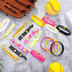 Dingion wristband and hair tie in hand showing true size and fit