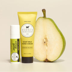 Dionis hand cream close-up displaying creamy texture and fast-absorbing benefit