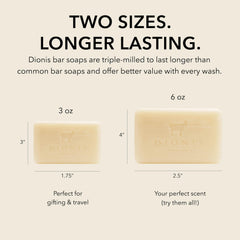 Dionis ingredients label close-up emphasizing clean, paraben-free formulation