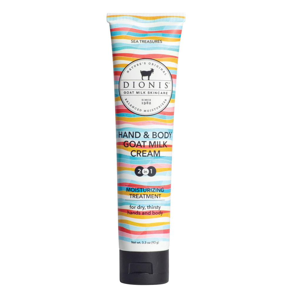 Dionis Sea Treasures front packaging showing tube and label, illustrates product clarity