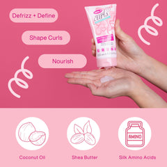 Dippity Do cream texture swirled in jar highlighting smooth application benefit