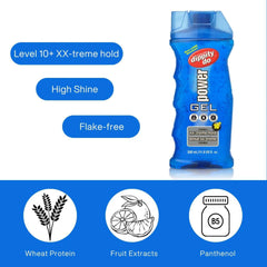 Dippity Do bottle next to hand showing 11.8 oz size for value