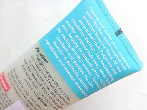 Dirty Works scrub gel texture close-up showing gentle exfoliating beads