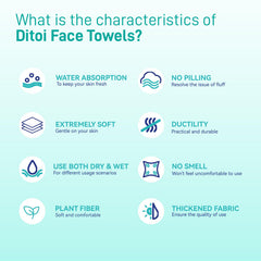 Ditoi towel removing foundation in use demonstrating quick removal