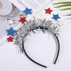 DIUEWOW headband worn at parade demonstrating flashing lights and crowd-ready visibility