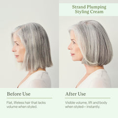 divi before and after comparison showing thicker-looking strands