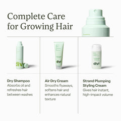 divi dry shampoo before and after roots illustrating refreshed look benefit