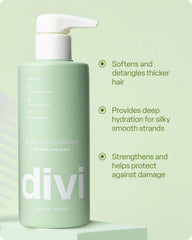 Divi pump dispensing conditioner, fast application and easy portion control