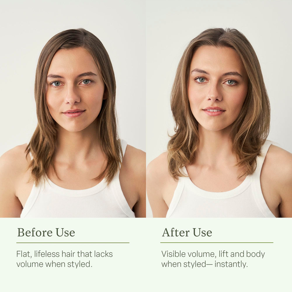 divi styling in use with blow-dryer for root lift and volume