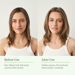 divi styling in use with blow-dryer for root lift and volume