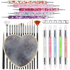 DIYCICO full toolset laid out, shows complete kit for versatile nail art