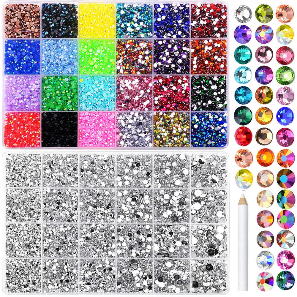 DIYCICO front packaging showing organized 48,000 gems and storage benefit