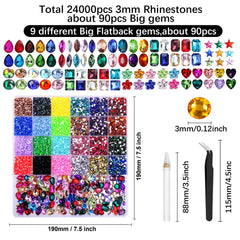 DIYCICO rhinestones applied on nails demonstrating salon-quality shimmer