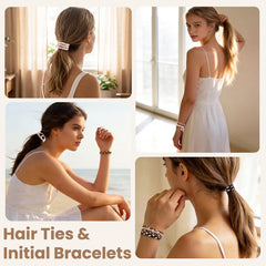 DIYDEC hair ties in a tote and on desk illustrating everyday readiness