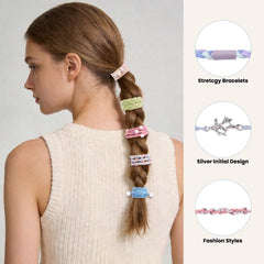 DIYDEC ponytail in long hair demonstrating secure hold without creasing