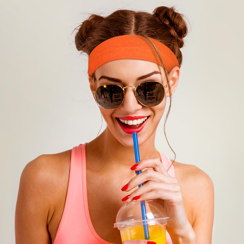 DiyJibb seven headbands laid flat displaying color options, mix-and-match outfit benefit