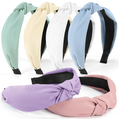 DiyJibb front view of six-pack headbands showing colors and packaging benefit of variety