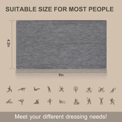 DiyJibb single wide band flat lay demonstrating stretch and comfort