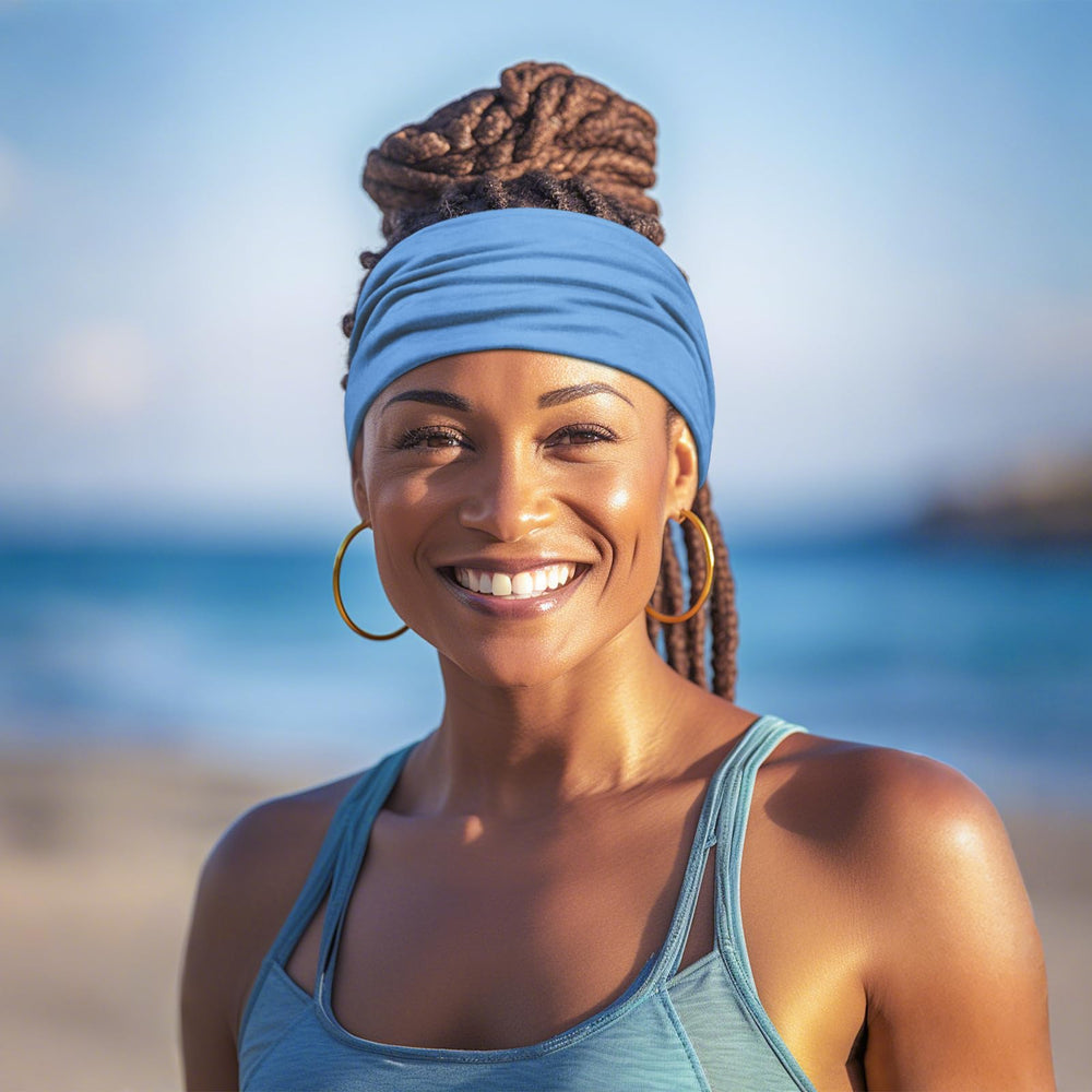 DiyJibb hand holding headband to show size and scale, clear fit expectation benefit