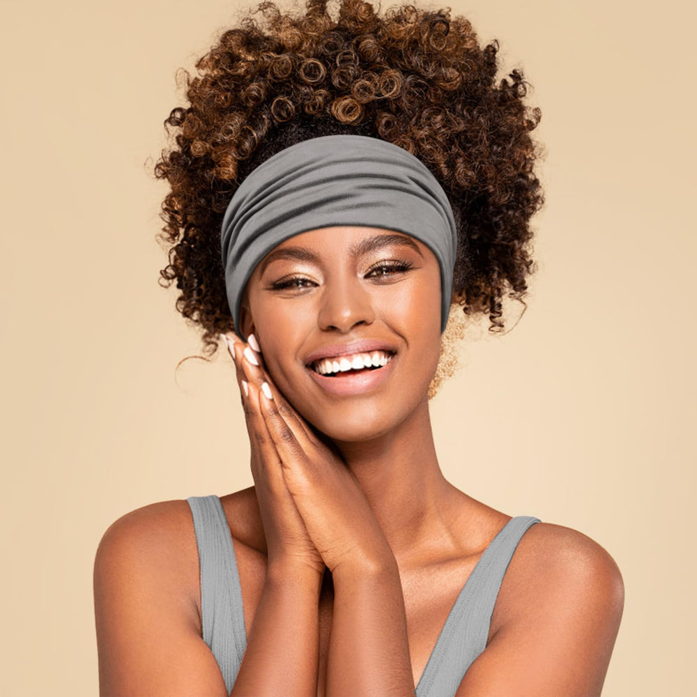 DiyJibb headband next to ruler showing 9-inch unstretched size accuracy