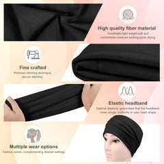 DiyJibb headband during workout showing sweat absorption and clear vision benefit