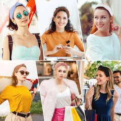 DiyJibb headband worn by model demonstrates stay-put fit and effortless styling