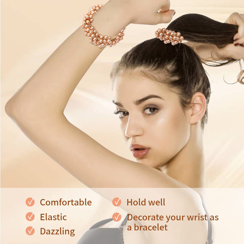 Dizila hair ties worn on wrist as bracelets showing stylish convenience