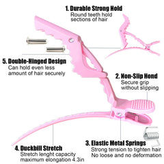 Dkpyt close-up of double-hinged clip mechanism showing secure, balanced hold