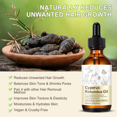 DLOMFVFQ applying oil underarm to soothe skin and support hair reduction