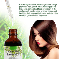 DLOMFVFQ rosemary oil close-up label highlighting organic botanical ingredients