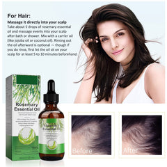 DLOMFVFQ rosemary oil beside a coin for size comparison and travel-friendly benefit