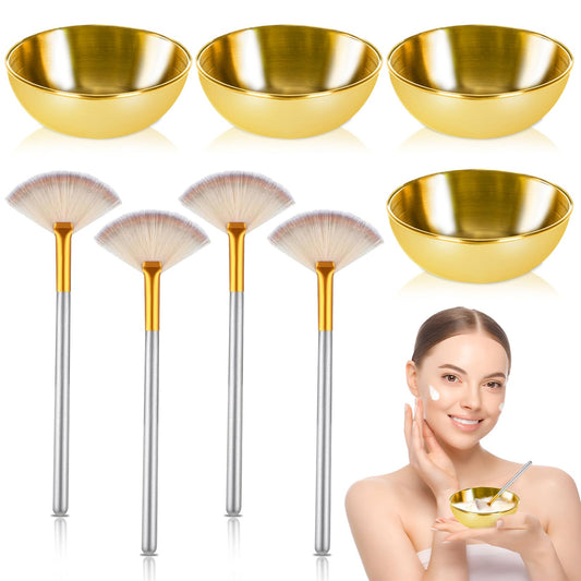 DLUGOPIS gold set front view showing full eight-piece kit and elegant finish