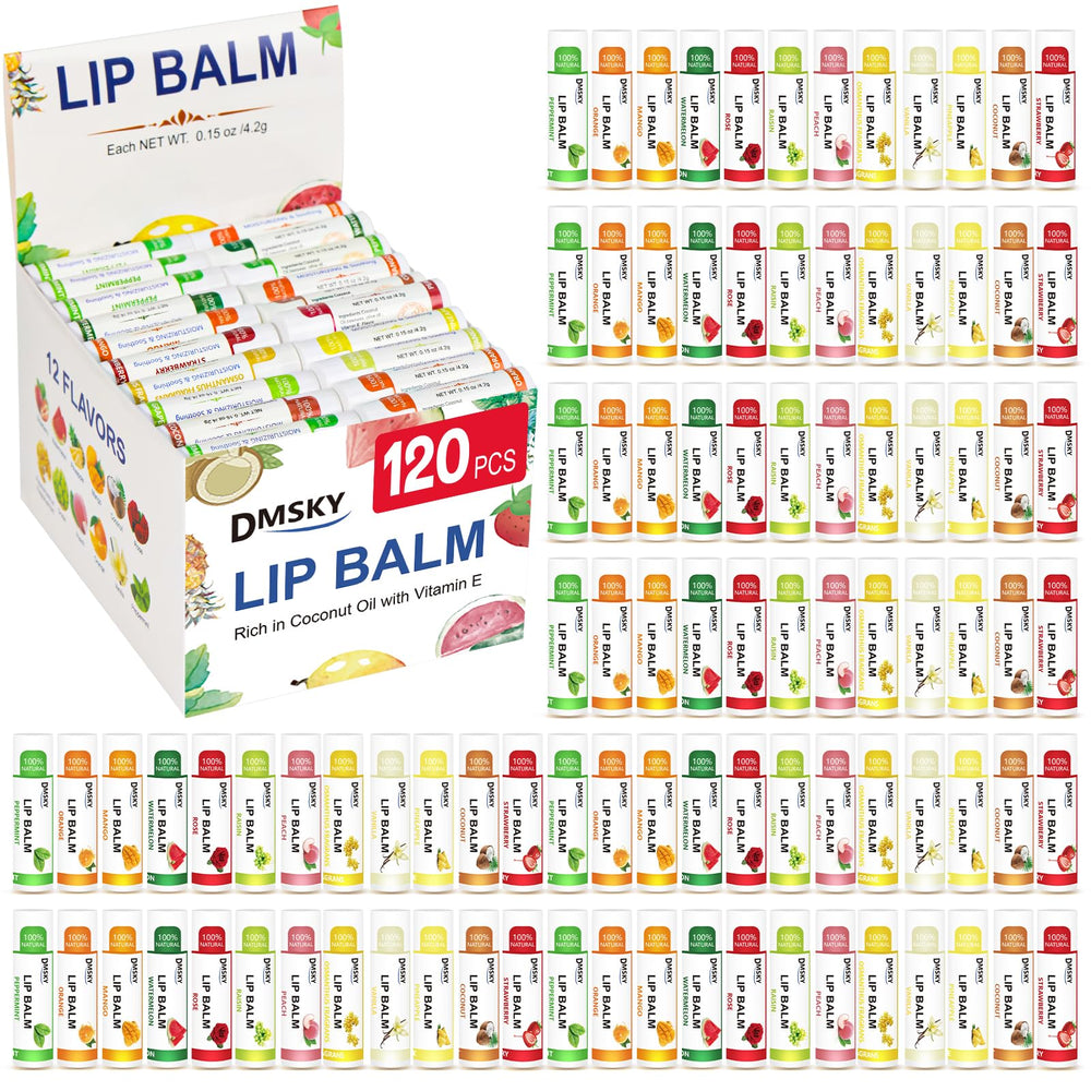 DMSKY front packaging of 120-pack showing variety and value for sharing