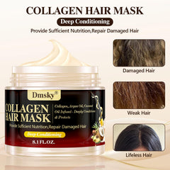 Dmsky ingredient mix oils collagen illustrating nourishing blend