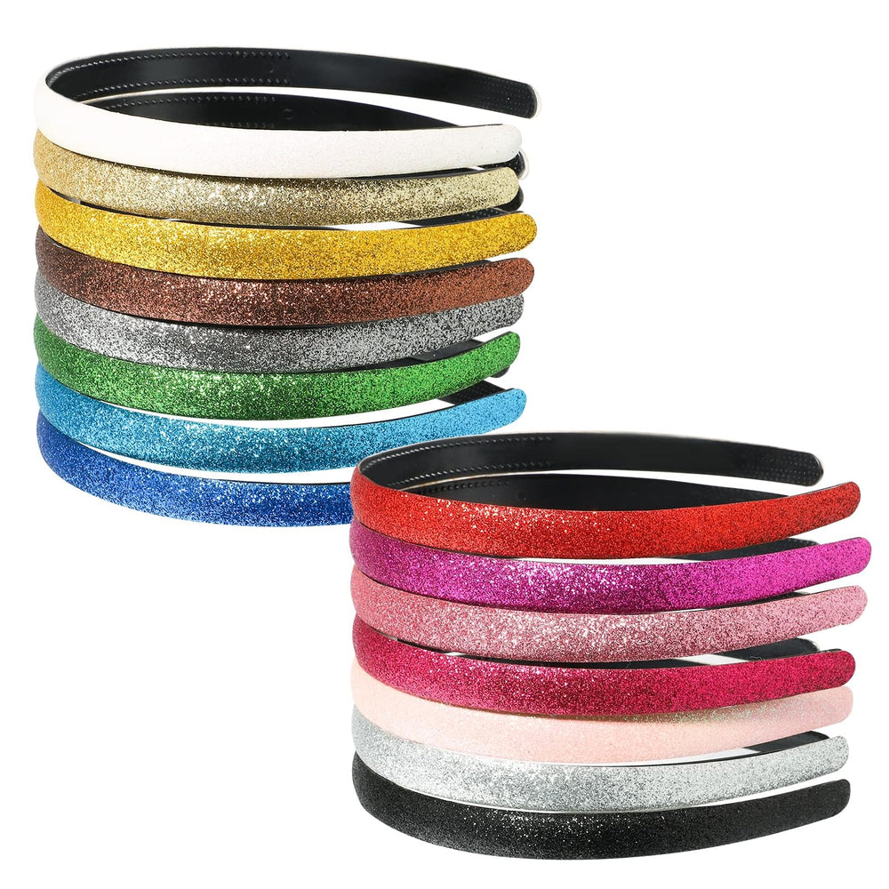 doboi front view of all 15 headbands showing colorful selection and convenience